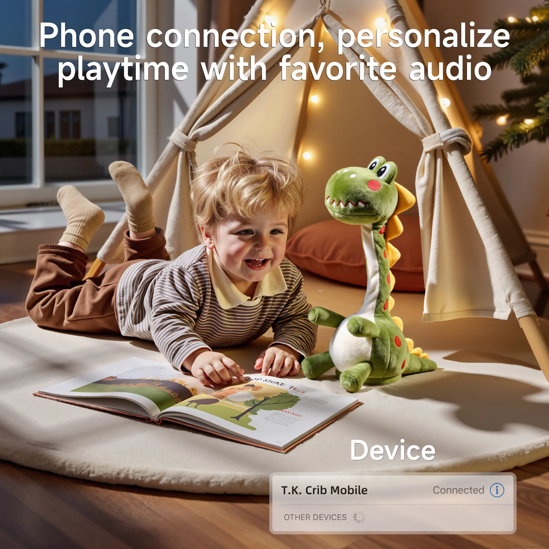 Dinosaurs Plush Interactive Baby Toys,Similar to Dancing Cactus with Talking Recording Repeating Speaking,Singing Dancing Dinosaurs Toy Gifts for Kids