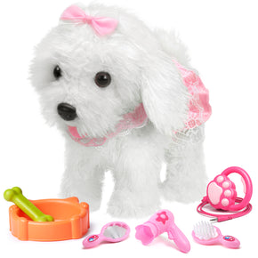 Walking Barking Toy Dog with Remote Control Leash