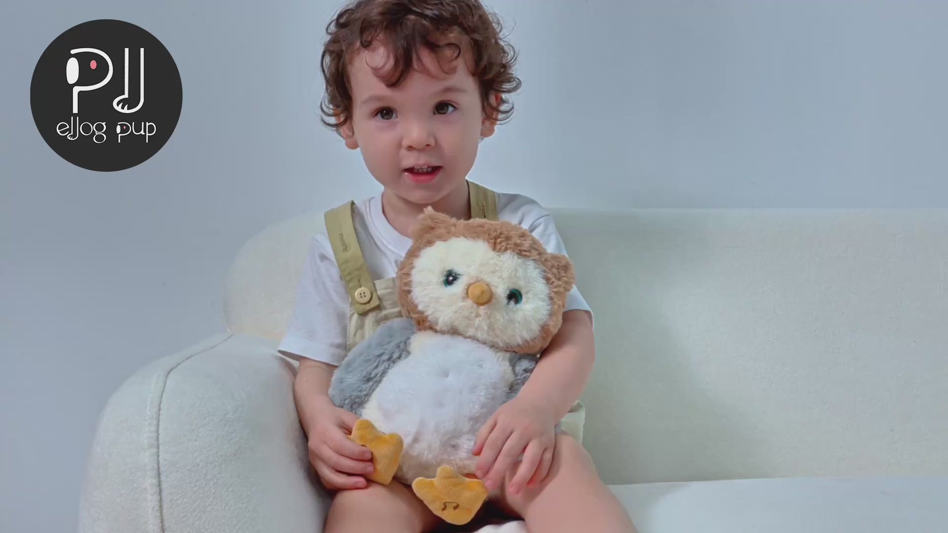 Interactive Talking Owl Plush Toy – Animated Stuffed Animal Repeats What You Say, Plays Music, Sings & Moves – Soft Huggable Companion for Kids & Toddlers